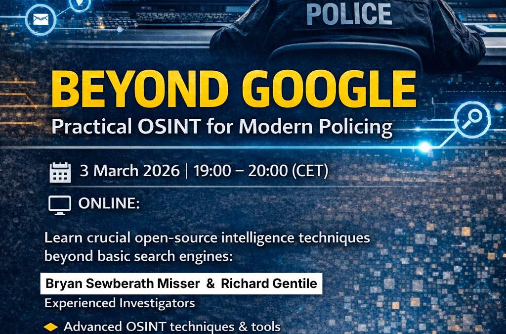 Seminari web gratuït: OSINT pràctica per a la policia moderna
