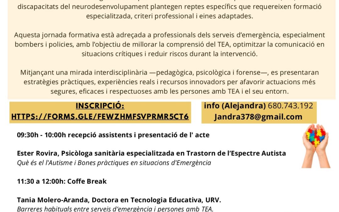 TEA EN EMERGÈNCIES, CRITERI OPERATIU I SEGURETAT