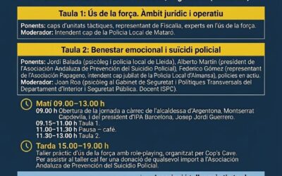 Jornada formativa sobre el uso de la fuerza y bienestar emocional policial