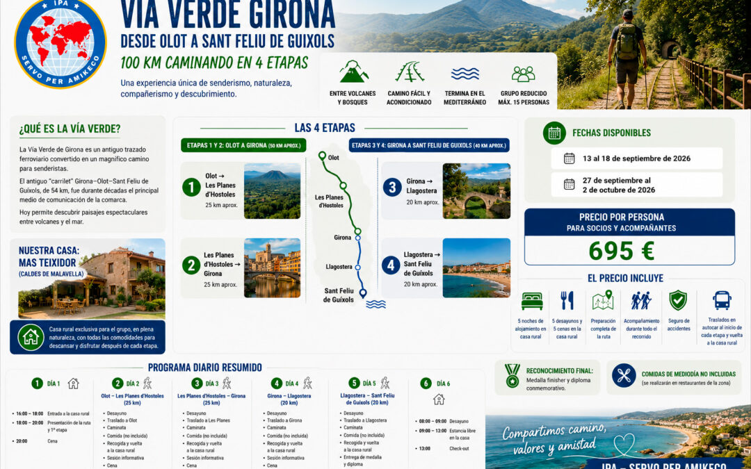 RUTA DE SENDERISMO VIA VERDE DE GIRONA