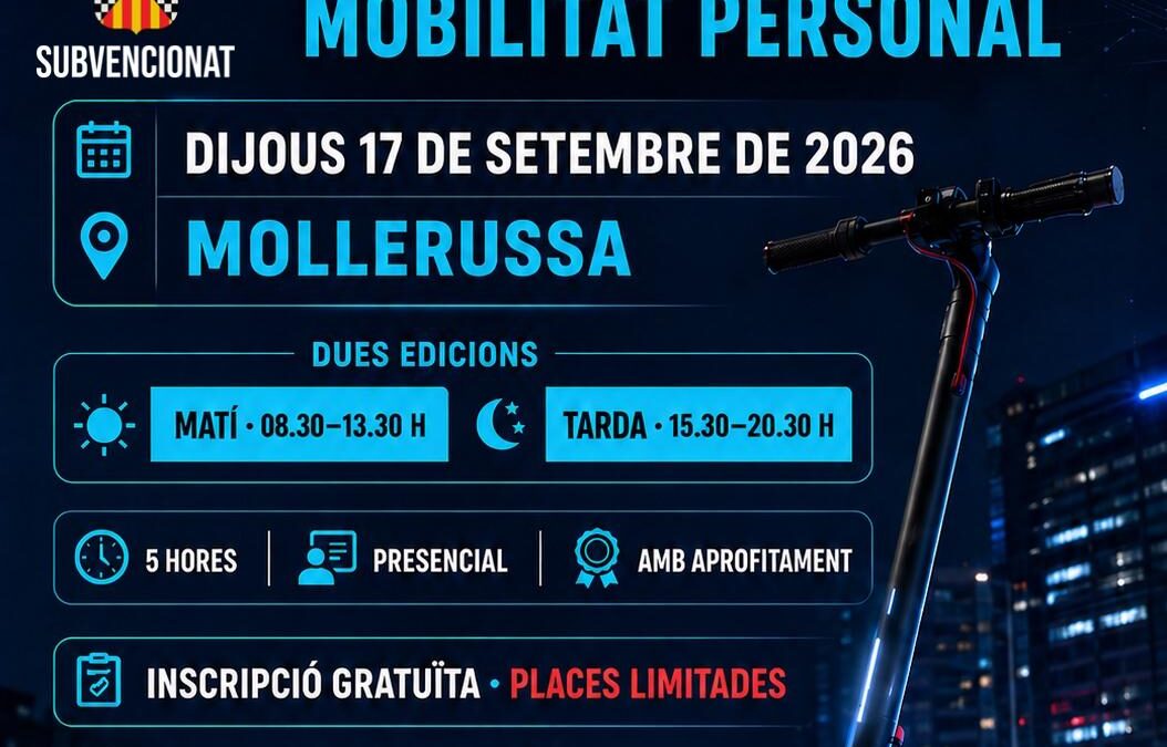 Curso de actualización y actuación en vehículos eléctricos de movilidad personal